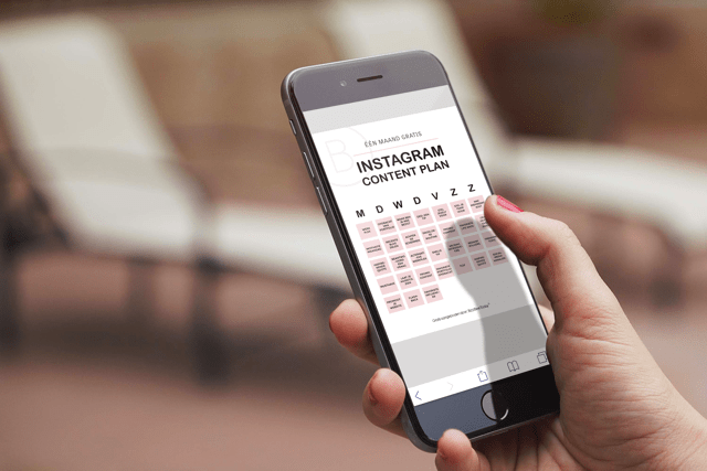 Gratis 30 dagen Instagram content plan